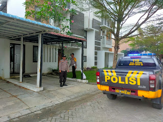 Polresta pekanbaru laksanakan Giat Patroli Rumah Kosong dalam rangka Cipta kondisi Operasi Ketupat Lancang Kuning 2023